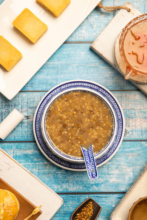 清爽绿豆沙 夏日消暑的摄影美学