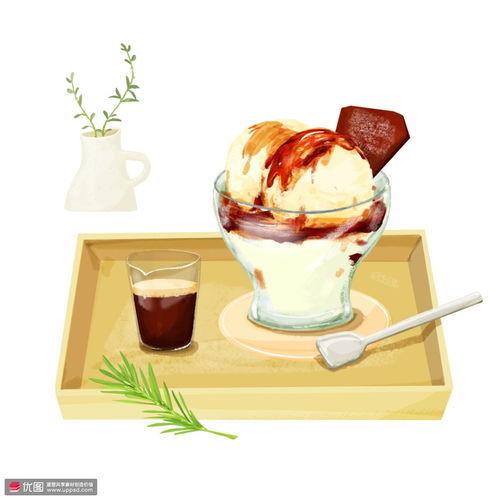 甜蜜的艺术 甜品食品插画的美学与温度